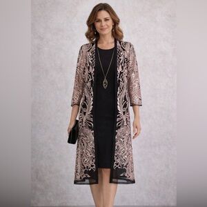 Laura , Lace Embroidered Jacket & Dress Set, New with tags.